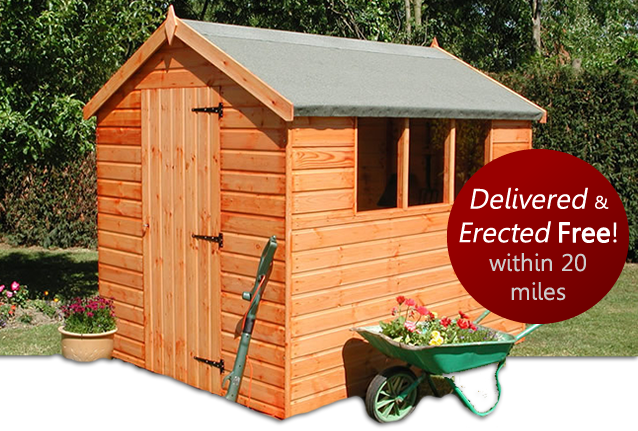wooden shed by Countrywide sheds bedfordshire